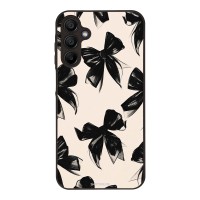 Θήκη Sonique DIVA Series για Samsung Galaxy A15 4G / Galaxy A15 5G Μαύρα Φιογκάκια