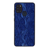 Θήκη Sonique DIVA Series για Samsung Galaxy A21s Μπλε Δαντέλα