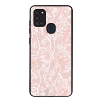 Θήκη Sonique DIVA Series για Samsung Galaxy A21s Ροζ Δαντέλα