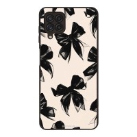 Θήκη Sonique DIVA Series για Samsung Galaxy A22 4G / Galaxy M32 4G / Galaxy M22 4G Μαύρα Φιογκάκια