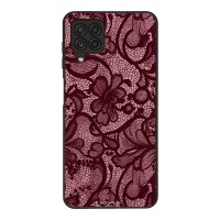 Θήκη Sonique DIVA Series για Samsung Galaxy A22 4G / Galaxy M32 4G / Galaxy M22 4G Μπορντό Δαντέλα
