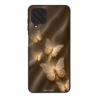 Θήκη Sonique DIVA Series για Samsung Galaxy A22 4G / Galaxy M32 4G / Galaxy M22 4G Χρυσές Πεταλούδες