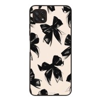 Θήκη Sonique DIVA Series για Samsung Galaxy A22 5G Μαύρα Φιογκάκια