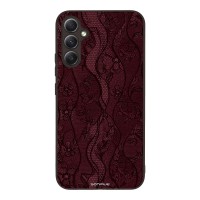 Θήκη Sonique DIVA Series για Samsung Galaxy A34 5G Βουργουνδί Δαντέλα