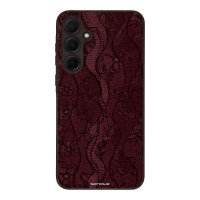 Θήκη Sonique DIVA Series για Samsung Galaxy A35 5G Βουργουνδί Δαντέλα