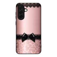 Θήκη Sonique DIVA Series για Samsung Galaxy A36 5G Λεοπάρ Φιόγκος – Ροζ