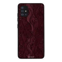 Θήκη Sonique DIVA Series για Samsung Galaxy A51 Βουργουνδί Δαντέλα
