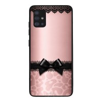 Θήκη Sonique DIVA Series για Samsung Galaxy A51 Λεοπάρ Φιόγκος – Ροζ