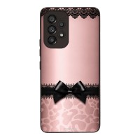 Θήκη Sonique DIVA Series για Samsung Galaxy A53 5G Λεοπάρ Φιόγκος – Ροζ