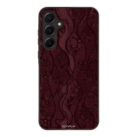 Θήκη Sonique DIVA Series για Samsung Galaxy A55 5G Βουργουνδί Δαντέλα