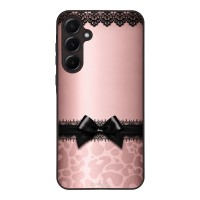 Θήκη Sonique DIVA Series για Samsung Galaxy A55 5G Λεοπάρ Φιόγκος – Ροζ