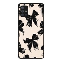 Θήκη Sonique DIVA Series για Samsung Galaxy A71 Μαύρα Φιογκάκια