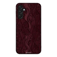 Θήκη Sonique DIVA Series για Samsung Galaxy M34 5G Βουργουνδί Δαντέλα