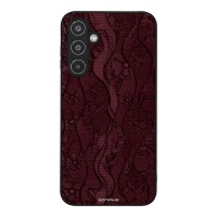 Θήκη Sonique DIVA Series για Samsung Galaxy M35 5G Βουργουνδί Δαντέλα