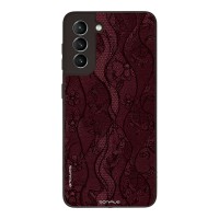 Θήκη Sonique DIVA Series για Samsung Galaxy S21 Βουργουνδί Δαντέλα