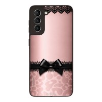 Θήκη Sonique DIVA Series για Samsung Galaxy S21 Λεοπάρ Φιόγκος – Ροζ