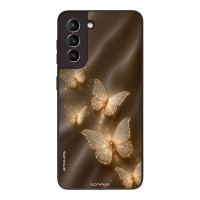 Θήκη Sonique DIVA Series για Samsung Galaxy S21 Χρυσές Πεταλούδες
