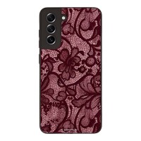 Θήκη Sonique DIVA Series για Samsung Galaxy S21 FE Μπορντό Δαντέλα