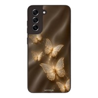 Θήκη Sonique DIVA Series για Samsung Galaxy S21 FE Χρυσές Πεταλούδες