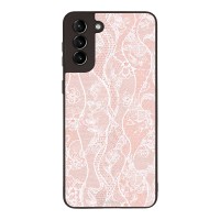 Θήκη Sonique DIVA Series για Samsung Galaxy S21 Plus Ροζ Δαντέλα
