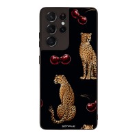 Θήκη Sonique DIVA Series για Samsung Galaxy S21 Ultra Cherry Cheetah