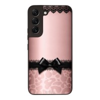 Θήκη Sonique DIVA Series για Samsung Galaxy S22 Λεοπάρ Φιόγκος – Ροζ
