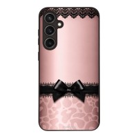 Θήκη Sonique DIVA Series για Samsung Galaxy S23 FE Λεοπάρ Φιόγκος – Ροζ