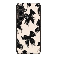 Θήκη Sonique DIVA Series για Samsung Galaxy S24 FE Μαύρα Φιογκάκια
