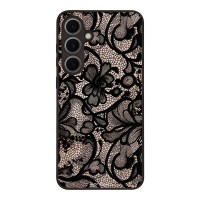 Θήκη Sonique DIVA Series για Samsung Galaxy S24 FE Μαύρη Δαντέλα
