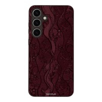 Θήκη Sonique DIVA Series για Samsung Galaxy S24 Plus Βουργουνδί Δαντέλα