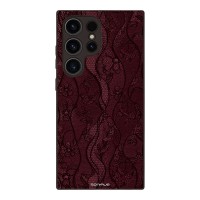 Θήκη Sonique DIVA Series για Samsung Galaxy S24 Ultra Βουργουνδί Δαντέλα