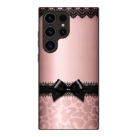 Θήκη Sonique DIVA Series για Samsung Galaxy S24 Ultra Λεοπάρ Φιόγκος – Ροζ