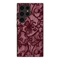 Θήκη Sonique DIVA Series για Samsung Galaxy S24 Ultra Μπορντό Δαντέλα