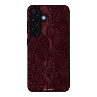 Θήκη Sonique DIVA Series για Samsung Galaxy S25 Βουργουνδί Δαντέλα