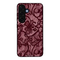 Θήκη Sonique DIVA Series για Samsung Galaxy S25 Μπορντό Δαντέλα