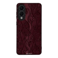 Θήκη Sonique DIVA Series για Samsung Galaxy S25 Edge Βουργουνδί Δαντέλα