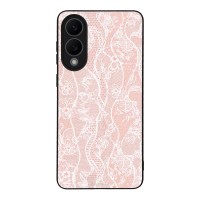 Θήκη Sonique DIVA Series για Samsung Galaxy S25 Edge Ροζ Δαντέλα