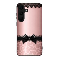 Θήκη Sonique DIVA Series για Samsung Galaxy S25 FE Λεοπάρ Φιόγκος – Ροζ
