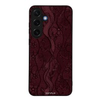 Θήκη Sonique DIVA Series για Samsung Galaxy S25 Plus Βουργουνδί Δαντέλα