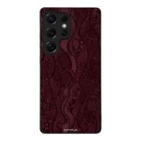 Θήκη Sonique DIVA Series για Samsung Galaxy S25 Ultra Βουργουνδί Δαντέλα