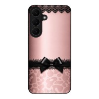 Θήκη Sonique DIVA Series για Samsung Galaxy S26 FE Λεοπάρ Φιόγκος – Ροζ