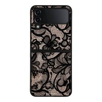 Θήκη Sonique DIVA Series για Samsung Galaxy Z Flip 4 Μαύρη Δαντέλα
