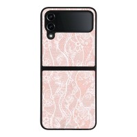 Θήκη Sonique DIVA Series για Samsung Galaxy Z Flip 4 Ροζ Δαντέλα