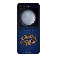 Θήκη Sonique DIVA Series για Samsung Galaxy Z Flip 5 Denim Leopard