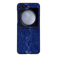 Θήκη Sonique DIVA Series για Samsung Galaxy Z Flip 5 Μπλε Δαντέλα