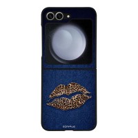 Θήκη Sonique DIVA Series για Samsung Galaxy Z Flip 6 / Galaxy Z Flip 7 FE 5G Denim Leopard