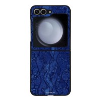 Θήκη Sonique DIVA Series για Samsung Galaxy Z Flip 6 / Galaxy Z Flip 7 FE 5G Μπλε Δαντέλα