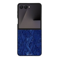 Θήκη Sonique DIVA Series για Samsung Galaxy Z Flip 7 Μπλε Δαντέλα