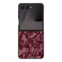 Θήκη Sonique DIVA Series για Samsung Galaxy Z Flip 7 Μπορντό Δαντέλα