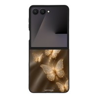 Θήκη Sonique DIVA Series για Samsung Galaxy Z Flip 7 Χρυσές Πεταλούδες